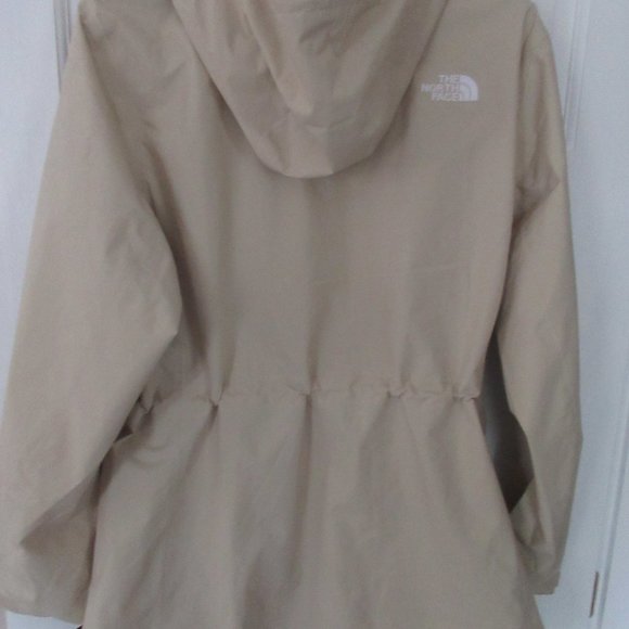 North Face Mid Length City Beeze Rain Jacket Beige size XL NWT - Picture 2 of 5
